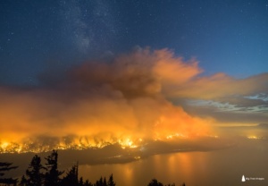 Eagle Creek Fire, Columbia River Gorge, Oregon - Charlie Riter Photo
