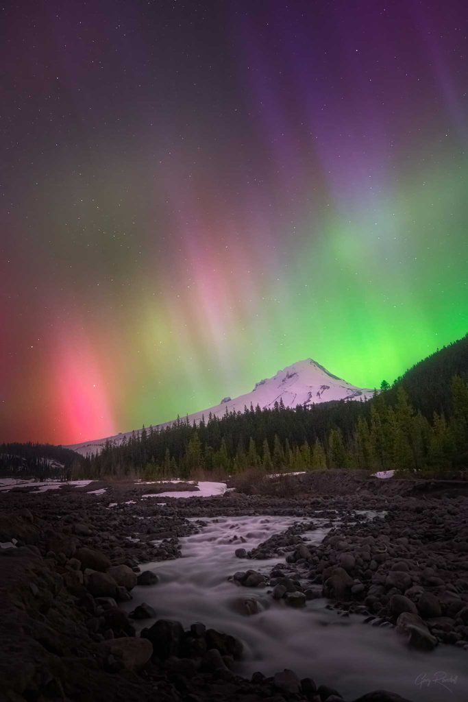 Northern Lights at White River Oregon